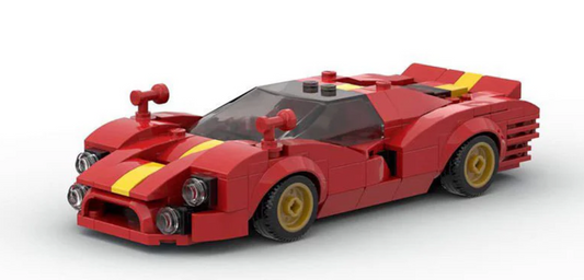 MOC-101795 Ferrari 330 P4 Boy Toy Racing Building Blocks Car Assembly Model
