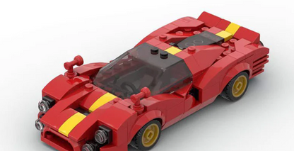 MOC-101795 Ferrari 330 P4 Boy Toy Racing Building Blocks Car Assembly Model